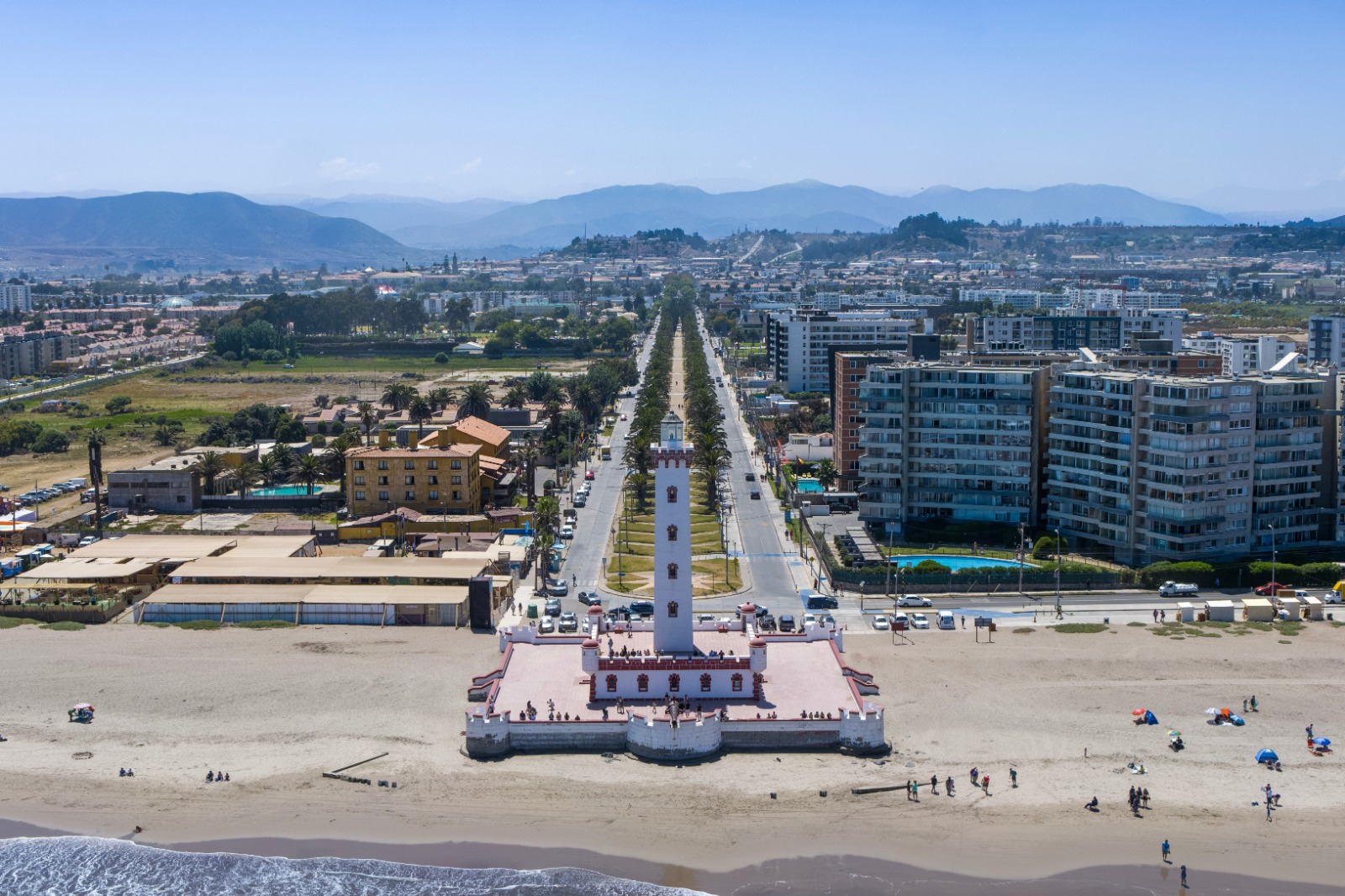 Mejoramiento paseo peatonal Avenida Francisco de Aguirre Ruta 5 El Faro La Serena